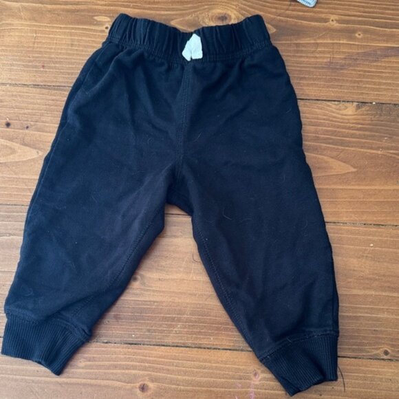 Carter's infant Black, Camo, Gray Construction Joggers Set - Picture 2 of 12